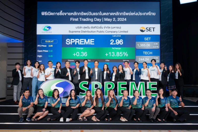 SPREME 1st Trading Day